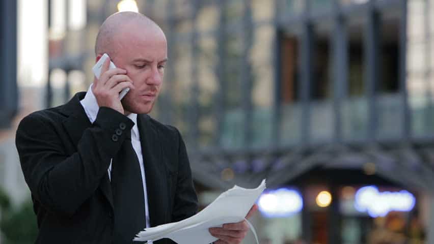 How to have a consultation call - businessman on phone