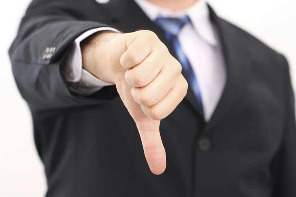 3rd-party recruiting firms - thumbs down
