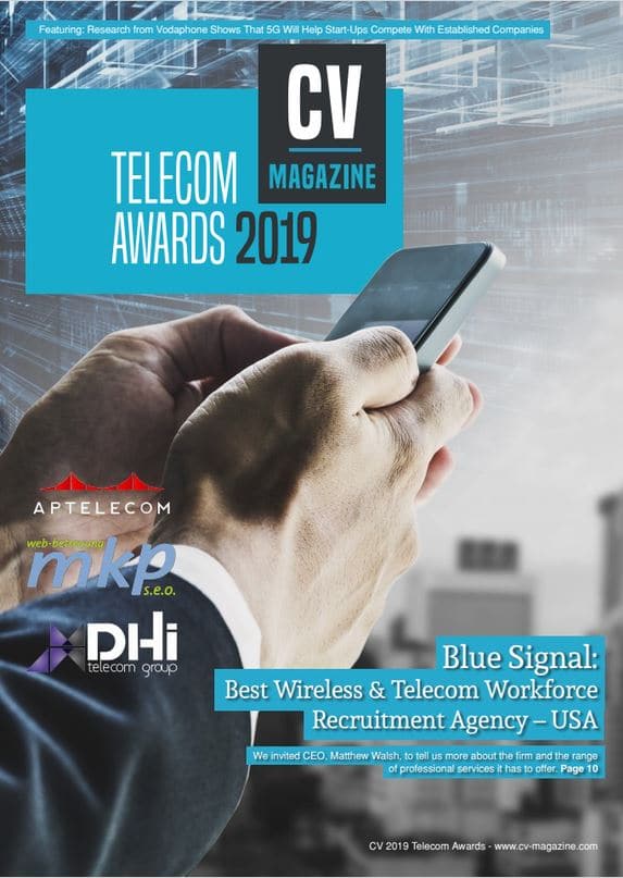 CV Magazine Telecom Awards 2019 Cover - Blue Signal