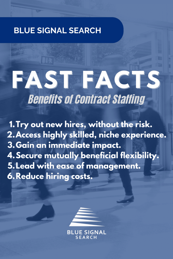 Fast Facts_ Benefits of Contract Staffing Graphic