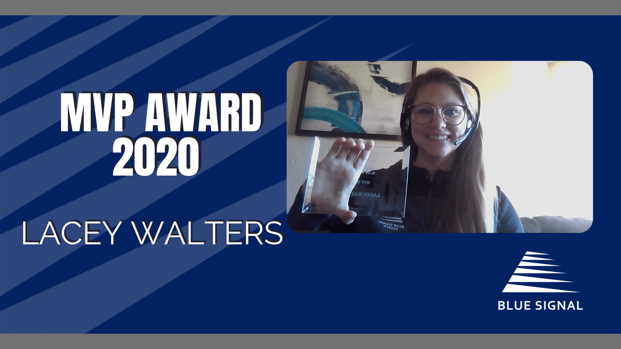 MVP Award 2020 - Lacey Walters
