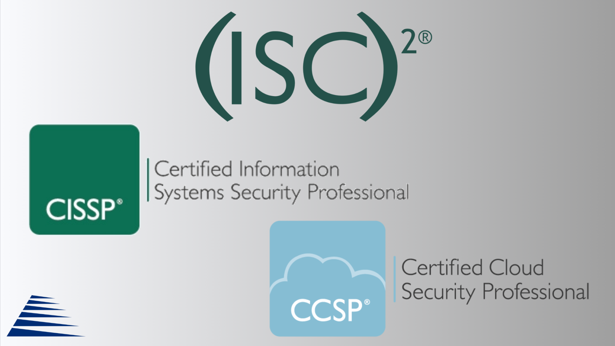 IT Certification from ISC2, CISSP and CCSP logos