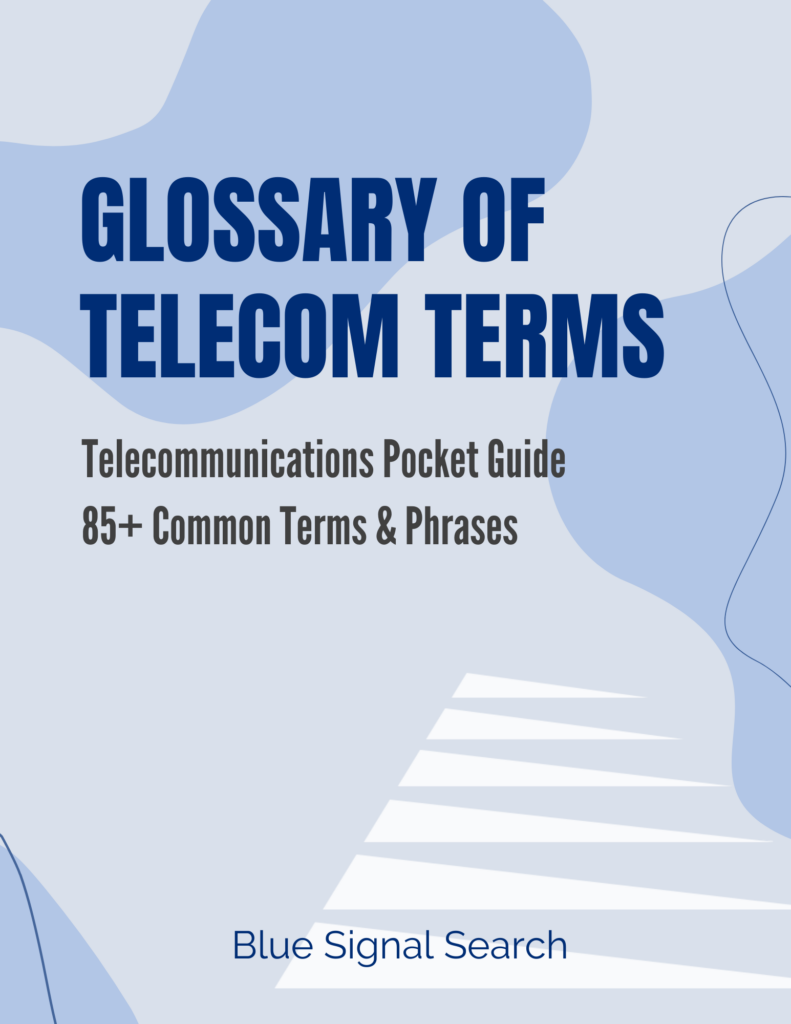 Glossary of Telecom Terms Pocket Guide Cover