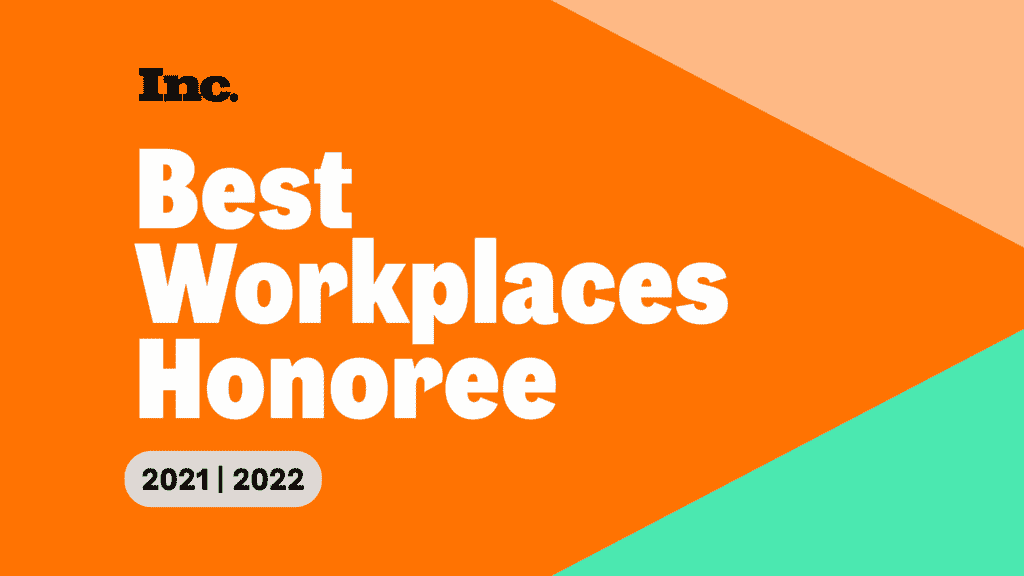 Inc Best Workplaces Honoree Award