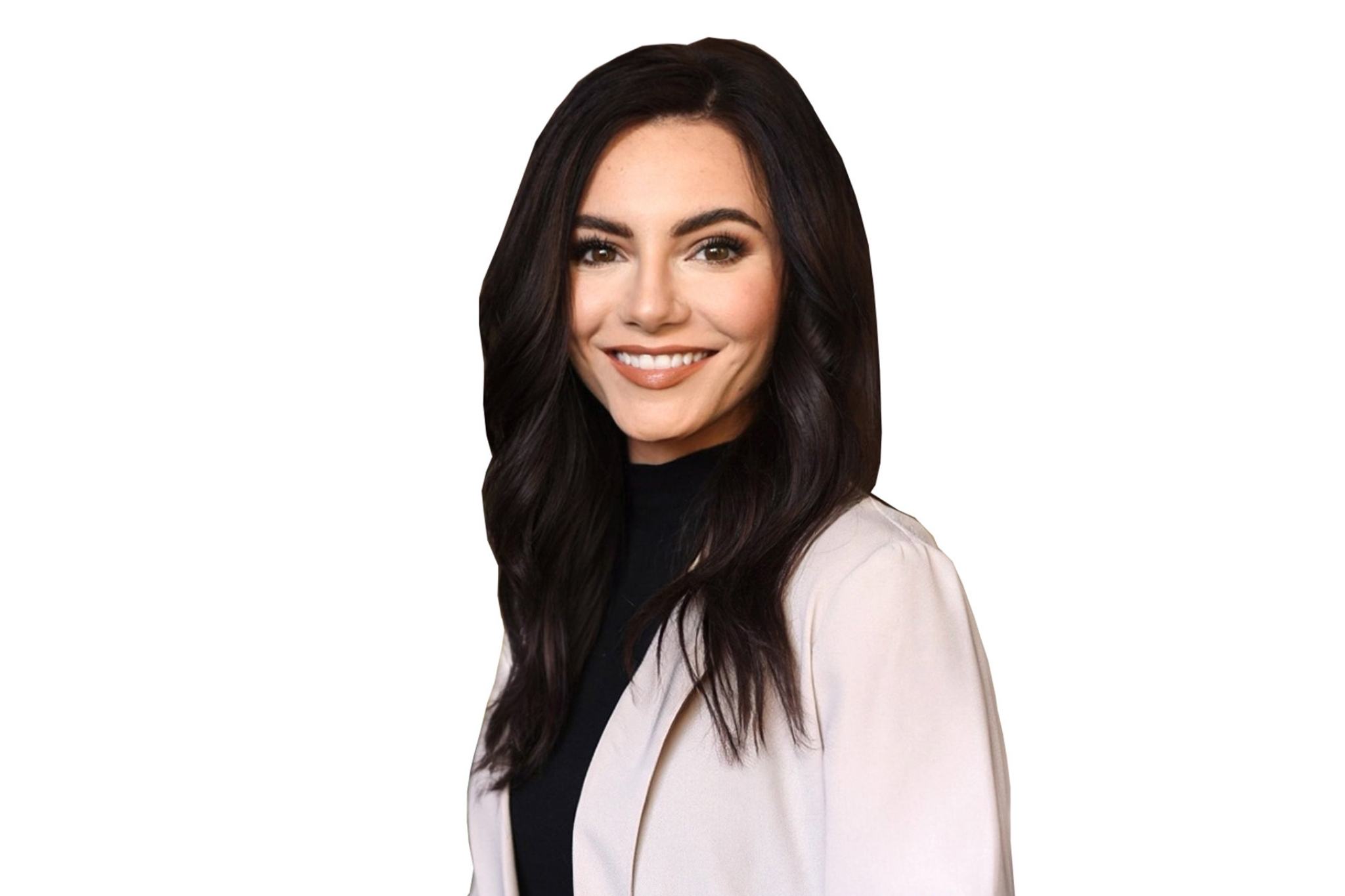 Woman smiling for professional headshot