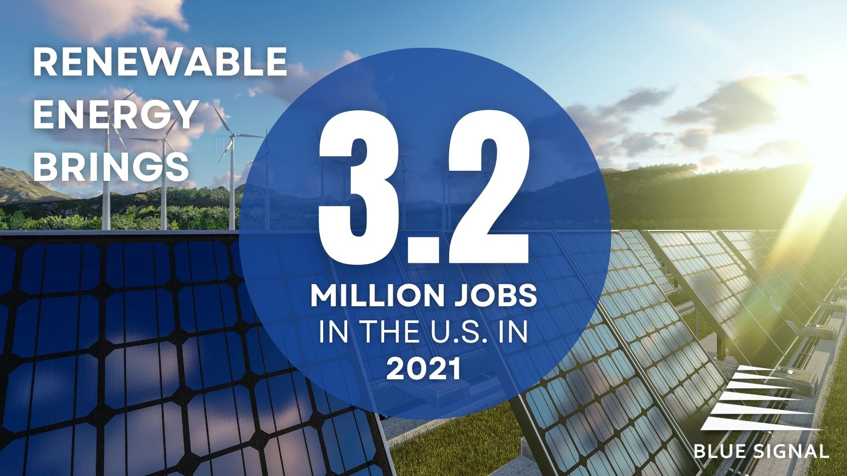 Renewable energy jobs statistic