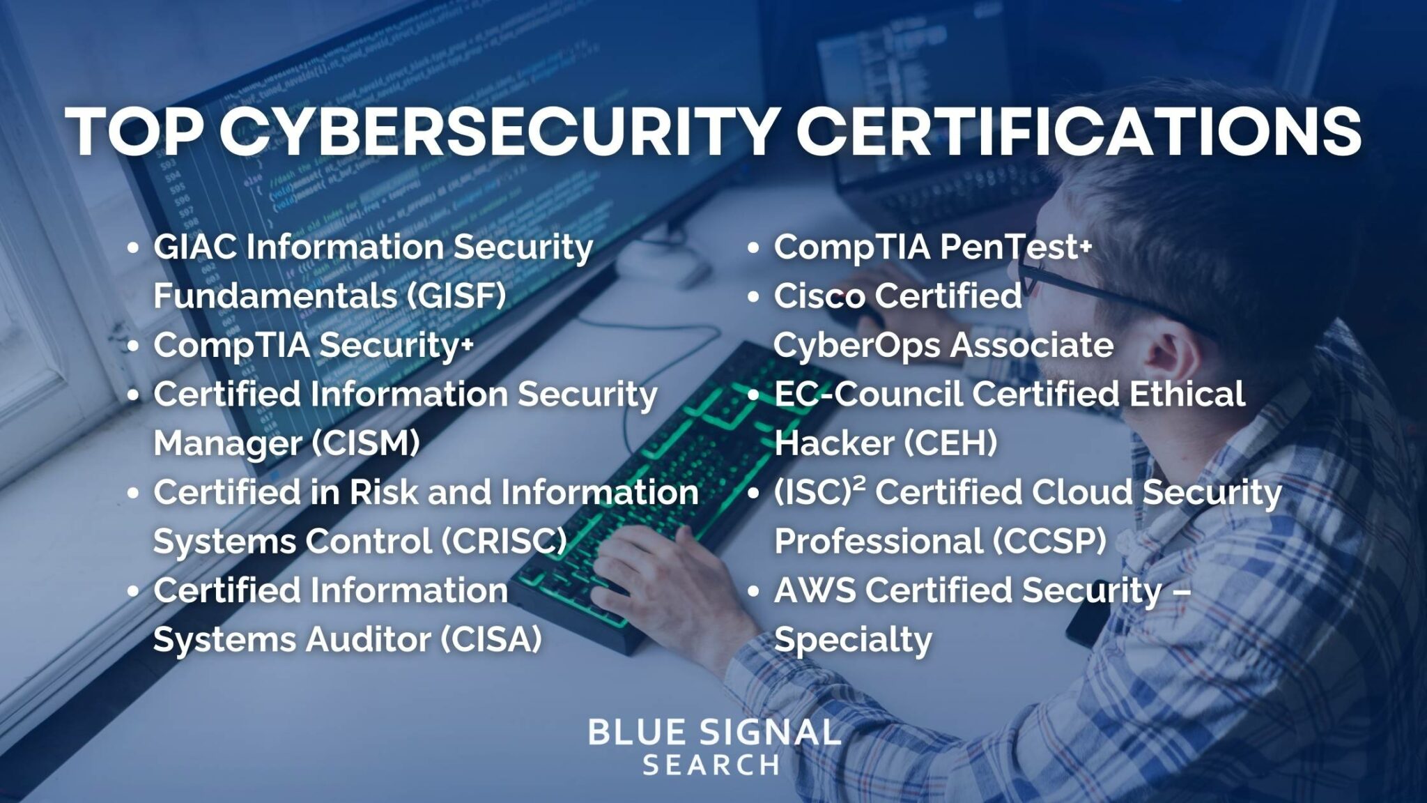 List of top cybersecurity certifications