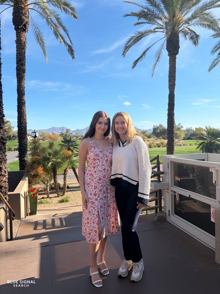 Avery Johnson and Ashlyn Pelitera, Blue Signal Gives Back 2026 winners