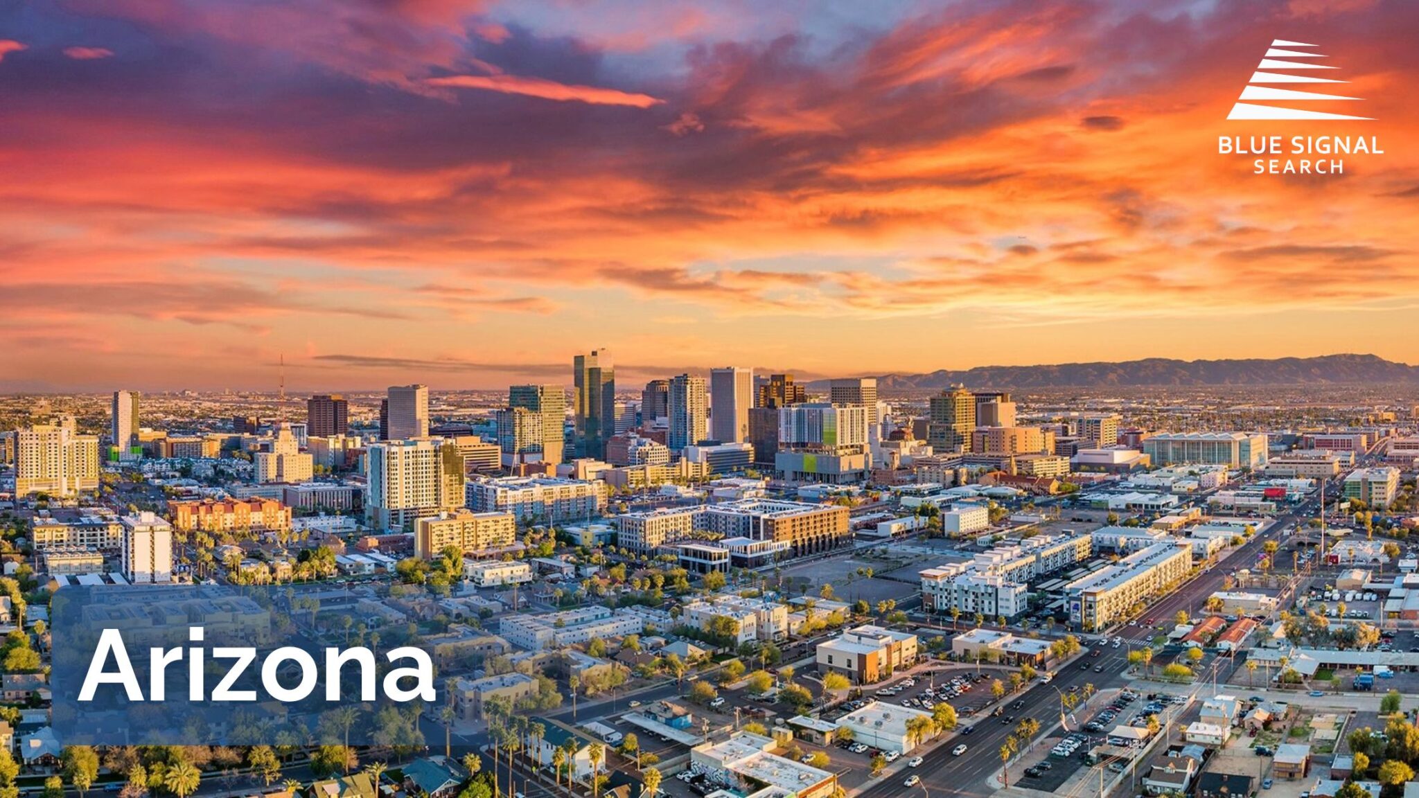 Phoenix, Arizona skyline representing the state's growing energy and industrial sector.